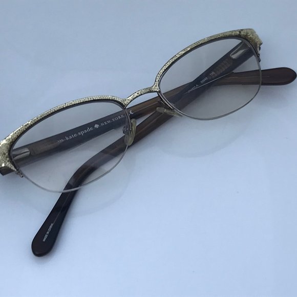 Kate Spade Women Eyeglasses Frame Shayla Gold Glit - Picture 2 of 12
